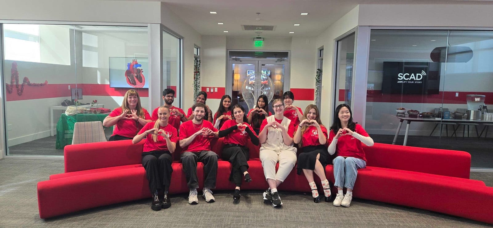 Fig. 01 — The SCADserve team with the American Heart Association