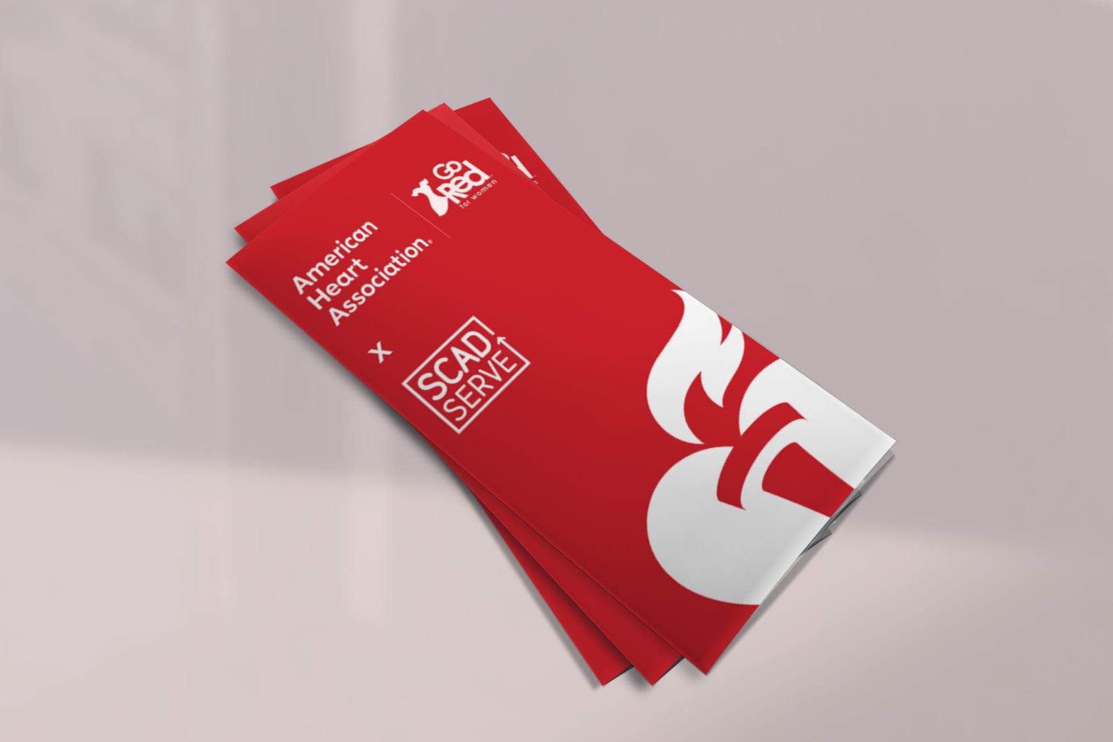 Fig. 11 — Trifold pamphlet for chapter events