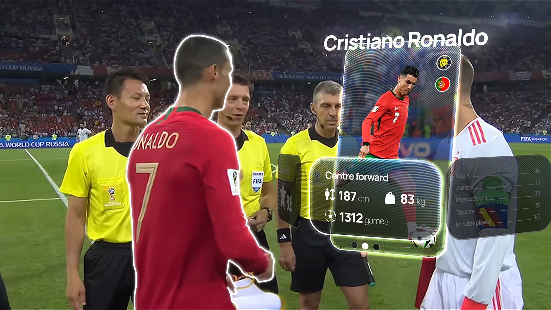 Fig. 09 — Player stats, on the player