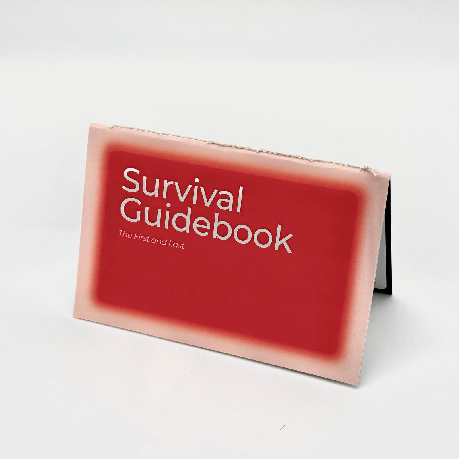 Fig. 01 — The guidebook, closed and open